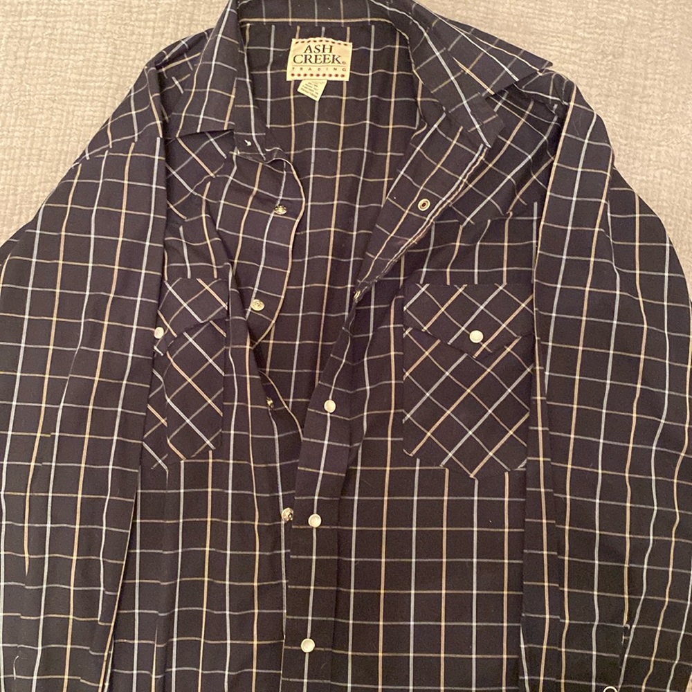 Men’s button down.